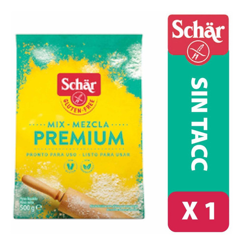 Harina Mix Mezcla Premium Marca Schar Sin Tacc X 500 Grs.