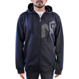 Campera Burton Analog Diag Fz Hoodie Urbano Hombre