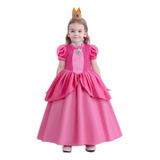 Vestido Princess Peach Para Niña, Fiesta De Cumpleaños, Ropa