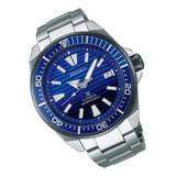 Relógio Seiko Srpc93 Dive Samurai Azul Automatico Ed Special