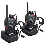 Esynic Walkie Talkies Recargables Con Auriculares, 2 Radios.