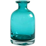 Jarrones De Cristal Para Decoración Del Hogar Botella Azul