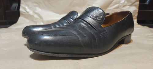 Zapatos De Hombre De Vestir Cuero Negro Sistema Delgado