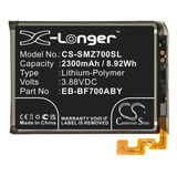 Batería Para Samsung Galaxy Z Flip, Eb-bf700aby, 2300mah