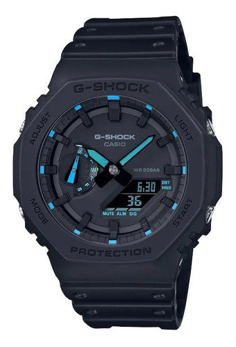Relógio Casio G-shock Neon Ga-2100-1a2dr + Nfe + Garantia