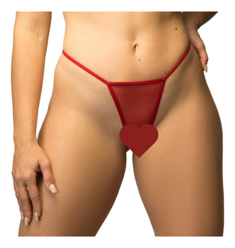 Micro Calcinha Transparente Aberta Sexy Lingerie