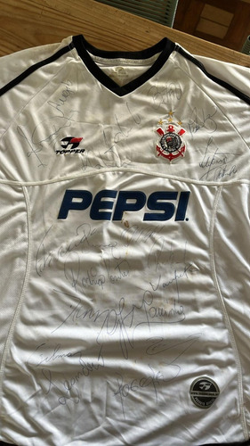 Camisa Corinthians Autografada 2001/2002