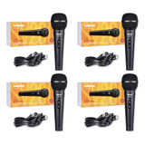 Shure Sv200 Paquete Micrófono 4 Piezas Para Voz Instrumento