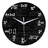 Reloj De Pared Matemático, Reloj Matemático, Para Niños, Fór