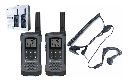 Par De Radios Motorola T200 Mas Dos Manos Libres