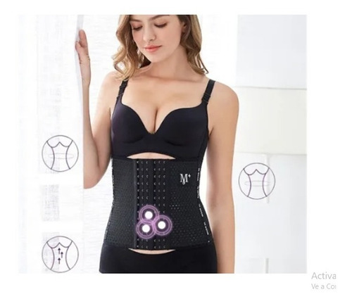 Faja Reductora Modeladora Cintura Corset Con 6 Hileras