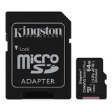 Kit Memoria Microsd Kingston Canvas Select Plus 64gb 100mbs