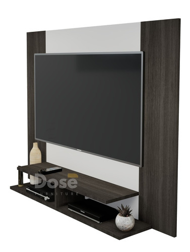 Estante Panel Tv Mueble Melamina 18mm Colores Combinados