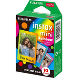 Filme Instax Mini Rainbow 10 Fotos Mini 9, 11, 12, Mini Link