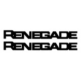 Par Adesivo Logo Emblema Jeep Renegade Mopar 