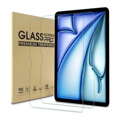 Mr. Gadgets Set 2 Piezas Mica Cristal Templado Protector De Pantalla Antigolpes, Vidrio De Máxima Protección, Dureza 9h Para iPad Air M2\u002Fm3 11 Pulgadas | MercadoLibre