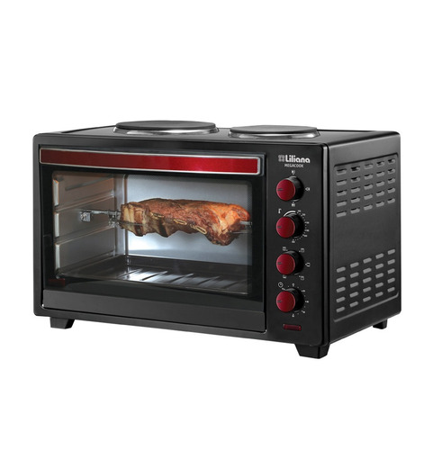 Horno Liliana Megacook Ao960 60 Lts Anafes Spiedo Conveccion