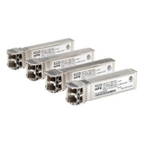 Paquete De 4 Transceptores Sfp+ De Canal De Fibra De Onda Hp