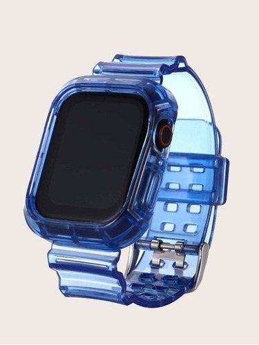 Correa Funda Azul Compatible Apple Watch 38-40mm Y 42-44mm