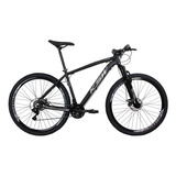 Bicicleta Aro 29 Ksw 24v - Cambios Index - Freio Hidraulico Cor Preto/prata Tamanho Do Quadro 15