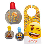 Emojis Kit Perfume 50ml+2 Fragancias 7ml+ Colgador De Puerta