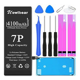 Uowlbear Battery For iPhone 7 Plus A1661 A1784 A1785 With Co