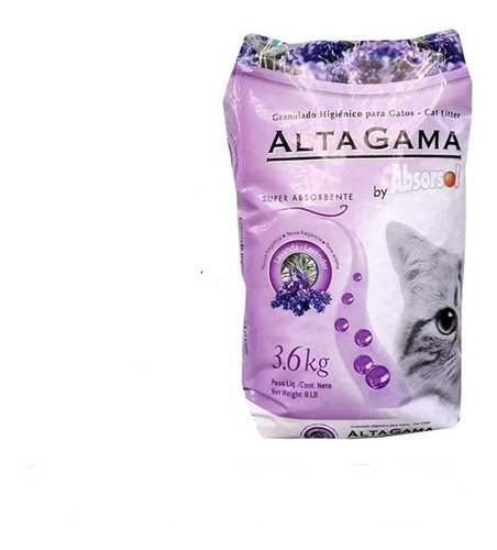 Piedras Absorsol Altagama Perfumadas Lavanda 3.6 Pet Shop 