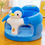 Silla De Aprendizaje Para Bebé Anticaída, Sofá De Felpa Color Penguin No Fillers