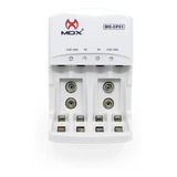 Carregador Pilha Aa Aaa 9v Bivolt Mox Mo-cp51 - Novo