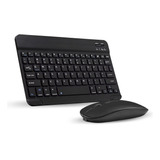 Teclado Y Mouse Bluetooth Para Tablet iPad Samsung Lenovo