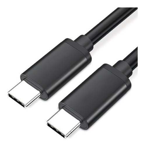 Cabo Curto 20cm - 2x Tipo-c 60w Turbo Macbook iPad Air Pro