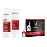 Vichy Dercos Anticaida Shampoo+enjuague+ampollas Hombre