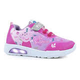 Zapatillas Footy Peppa Pig Shine Luz Led Niñas Ppx0989/90