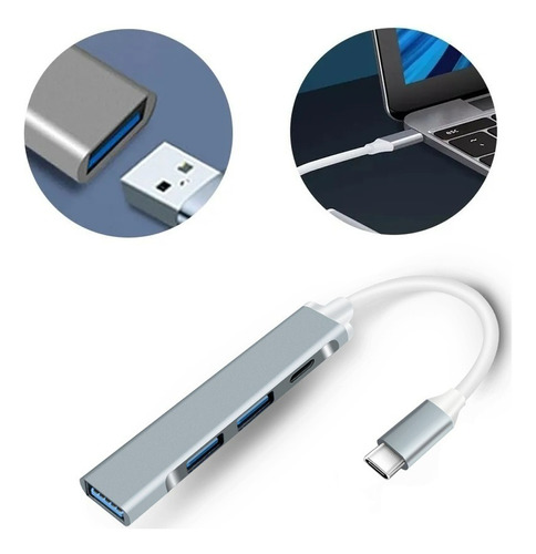 Adaptador Dock Multipicador Usb Macbook Air Pro M1 M2 Intel