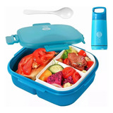 Lonchera Lunch Box Fiambrera Portátil Gran Capacidad 1300ml