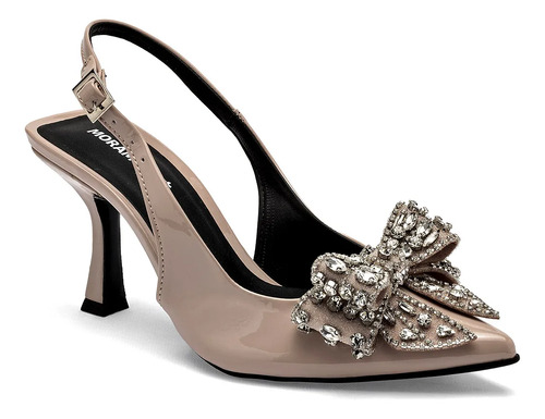Moramora Zapatilla Para Mujer Beige Cod 140692-e