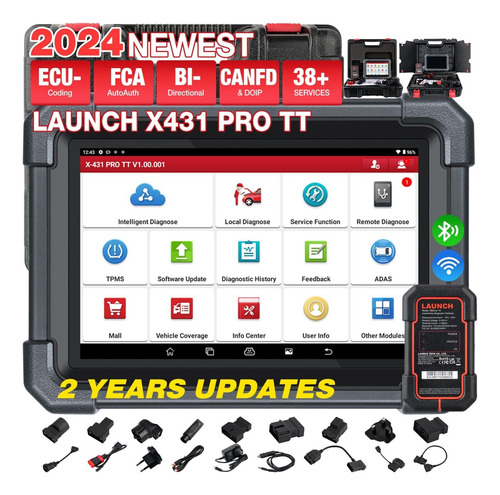 Launch X431 Pro Tt Obd2 Escaner 37 Reset Servicios Canfd&doi