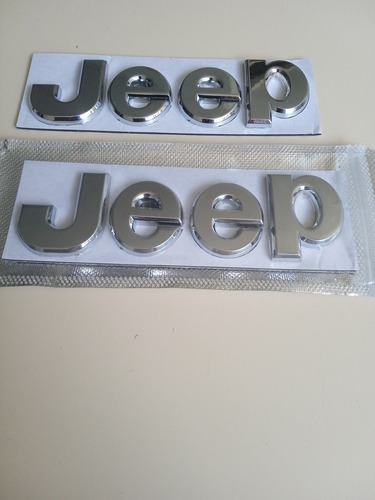 Emblema En Letras Cromadas Jeep Para Grand Cherokee  Foto 2