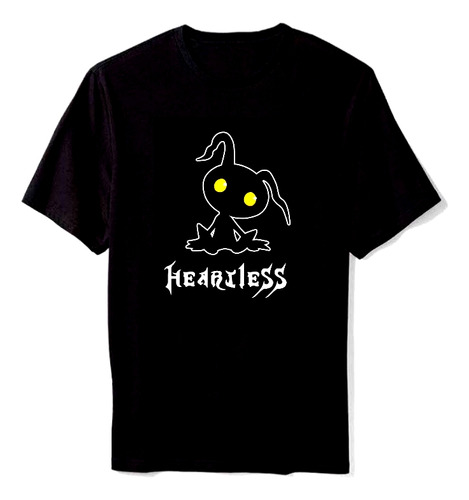 Camiseta Kingdom Hearts Heartless Gamer Anime Nerd Geek 3
