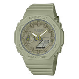 Reloj Mujer Casio Gma-s2100ba-3adr G-shock Color De La Correa Verde Color Del Bisel Verde Color Del Fondo Verde