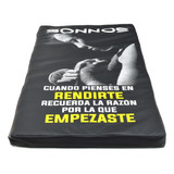 Colchoneta 1 X 50 Con Serigrafia Premium Motivacional Color Boxeo