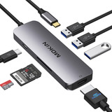 Adaptador Usb C Hub 7 En 1 Mokin C-61 3 Usb 3.0, 4k Hdmi