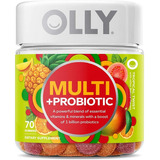 Olly Multivitaminico + Digestivo Probioticos 70 Gomitas Sabor Frutas