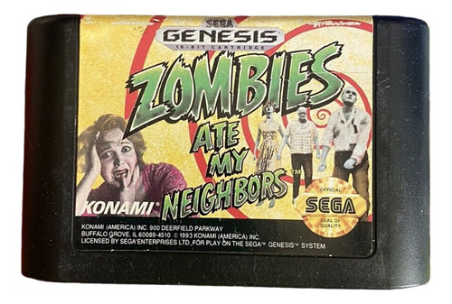 Jogo De Mega Drive, Zombies Ate My Neighbors, Sega