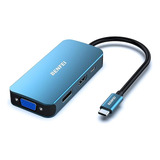 Benfei Adaptador Usb Tipo C A Hdmi+displayport+vga, Soporte