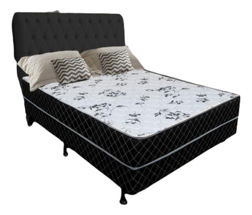 Cama Box De Casal Ortopédica Conjugada Tamanho 52x138x188