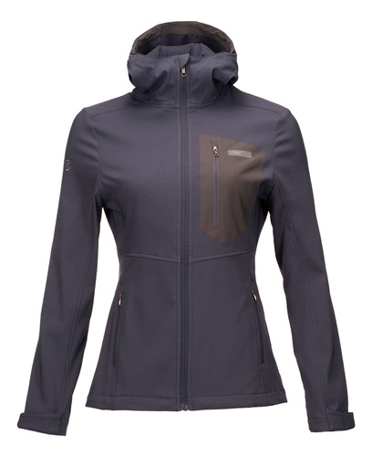 Chaqueta Mujer Lippi Seek Softshell Hoody Azul V20