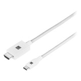 Cable 6.6' Usb Tipo C A Hdmi Color Blanco Platinum Pt-afcch