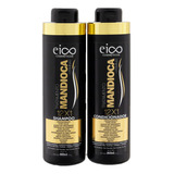 Kit Eico Life Tratamento Mandioca Shampoo +condicionador