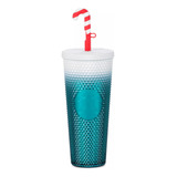 Wdw/starbuck - Vaso De Navidad Y Vacaciones Ombre Con Popote